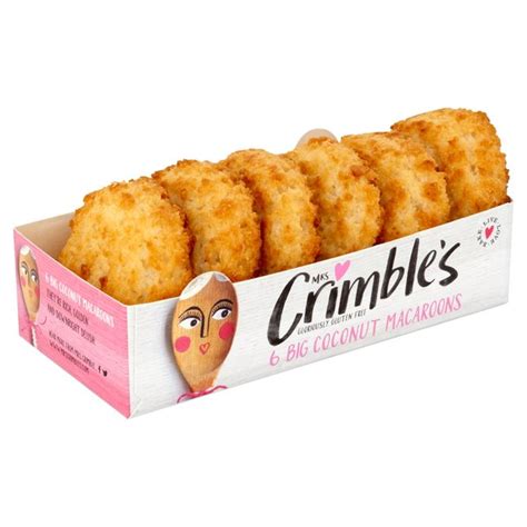 Morrisons Mrs Crimbles Large Coconut Macaroons 6 Per Packproduct Information