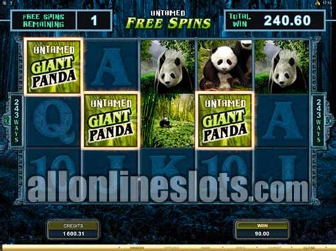 Untamed Giiant Panda Slot Machine Review