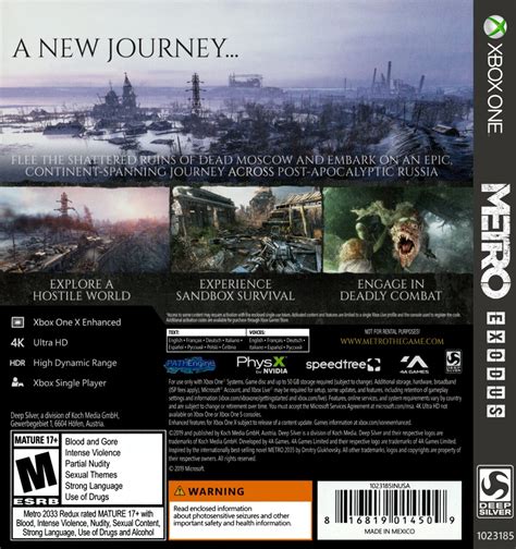 Metro Exodus Xbox One New Zozila