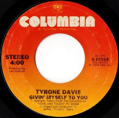 Tyrone Davis Givin Myself To You Lyrics Genius Lyrics