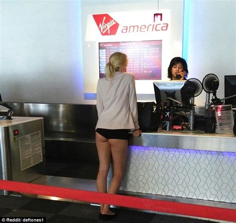 Shocking Outfit Spotted At Airport Goes Viral Photo