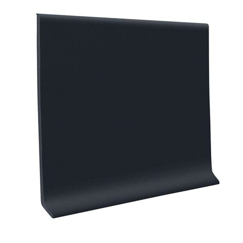 Roppe 700 Series Black 6 In X 120 Ft X 18 In Thermoplastic Vinyl