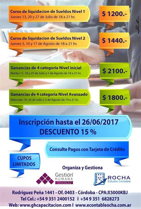 Curso de Liquidación de Sueldos y Ganancias de 4 Categoría Estudio