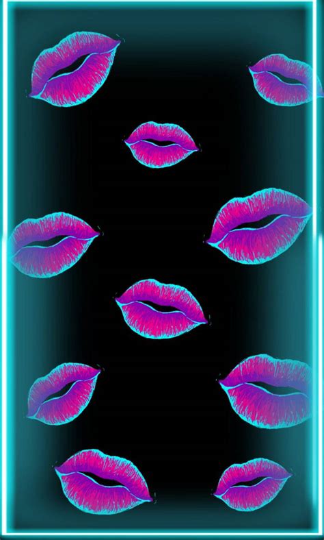 Neon Lips Wallpapers Top Free Neon Lips Backgrounds Wallpaperaccess