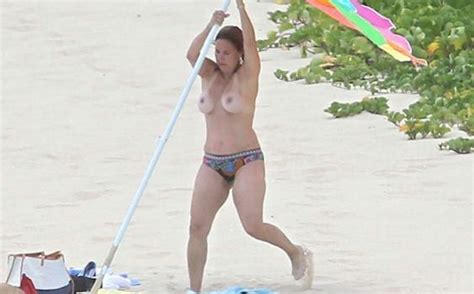 Judge Marilyn Milian Topless At A Beach The Nip Slip