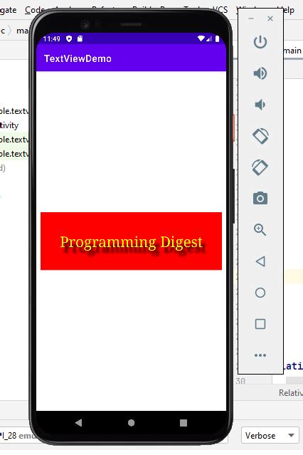 Textview In Android Studio With Programming Examples