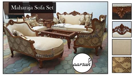 95 Maharaja Sofa Set Hand Carved For Mr Anand Gurgaon Furniture