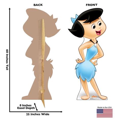 Advanced Graphics Betty Rubble The Flintstones Cardboard Standup