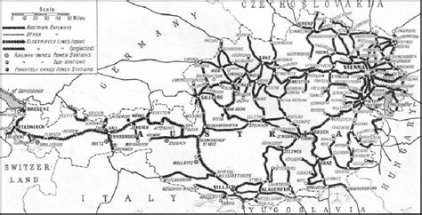 Map Of Austria Rail Maps Of The World