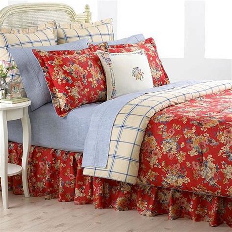 Ralph lauren chaps somerset queen comforter set red. Ralph Lauren Madeline Queen Comforter Red Floral NEW | eBay
