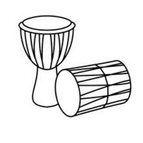 Drum Coloring Page Coloring Pages