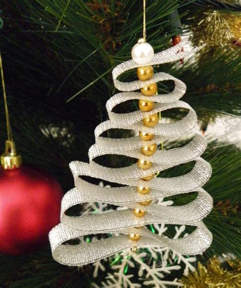 Ribbon Christmas Tree Ornaments