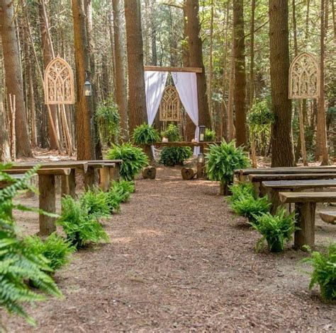 Wedding Venue Woods Ceremony In Grafton Ontario Outdoor Wedding