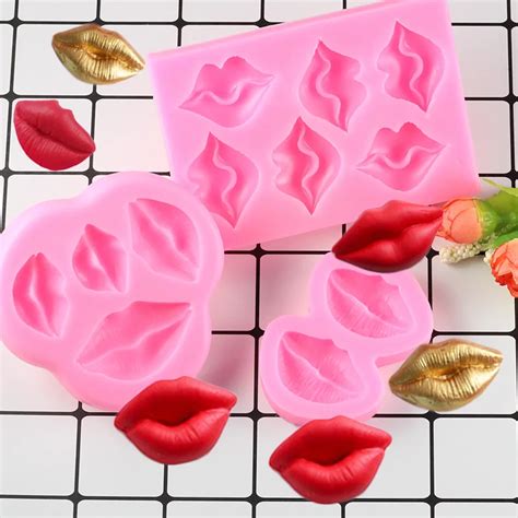 buy sexy lips silicone mold fondant mould cake decorating tools chocolate
