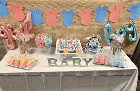 Gender Reveal Dessert Table Gender Reveal Dessert Table Gender Reveal Dessert Dessert Table