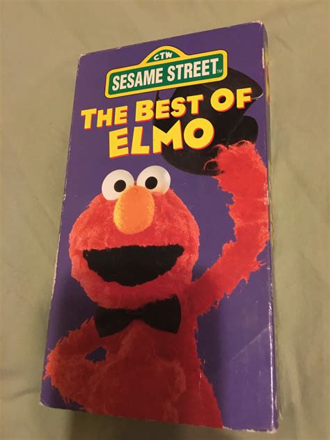 Sesame Street The Best Of Elmo Vhs Video With Whoopi Goldberg Etsy Canada