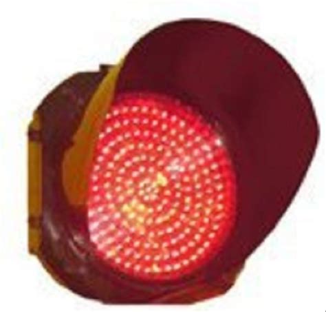 Uv Stabilized Polycarbonate Red Traffic Signal Light Ip 65 Input