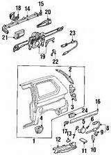 Pictures of Honda Odyssey Sliding Door Parts Diagram
