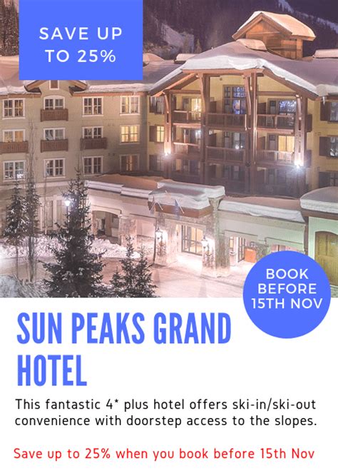 Autumn Sun Peaks Grand Hotel Snow Unlimited Tailor Made Ski Holidays