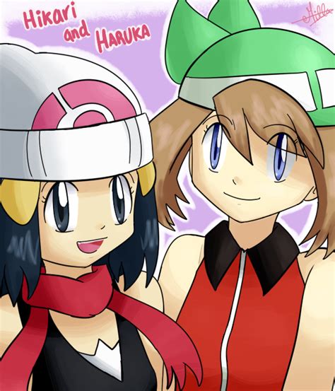 Hikari And Haruka By Umishaii On Deviantart