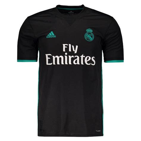 Real madrid soccer black away jersey & shorts uniform kids youth kit. Adidas Real Madrid Away 2018 Patch Jersey