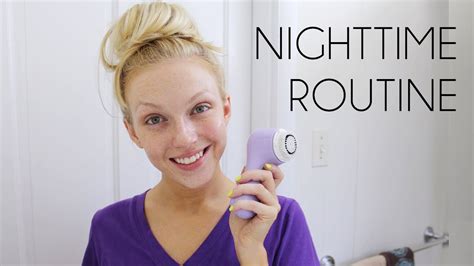 Nighttime Routine Removing Makeup Skin Care Youtube