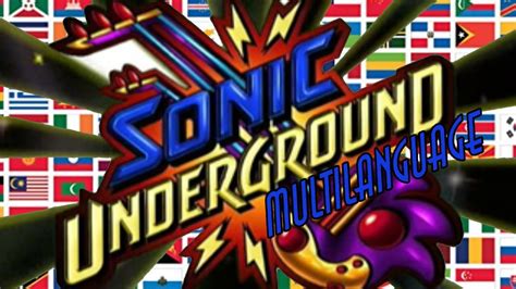 Sonic Underground Intro Multilanguage Youtube