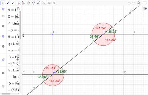 Winkel An Parallelen Geraden 02 GeoGebra