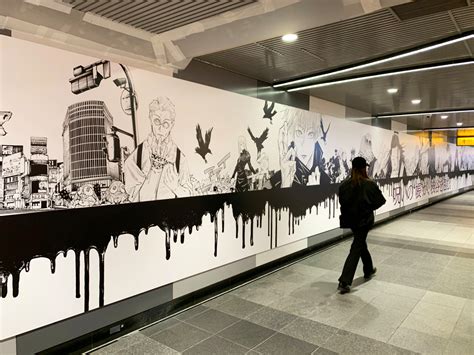 "Jujutsu Kaisen" A huge advertisement at station!! - manga-freaks