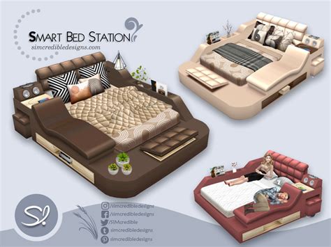 The Sims Resource Smart Bed Station Bed