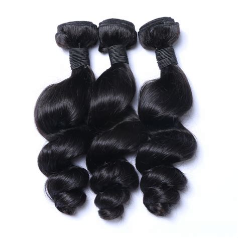 Loose Wave 20 Inch Brazilian Hair Weave Body Wave Human Weaves With