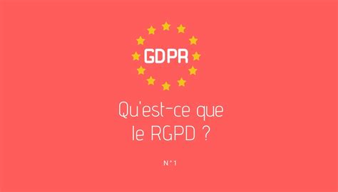 Qu'est-ce que le RGPD ? | Data Droi