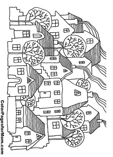 House Coloring Page 12