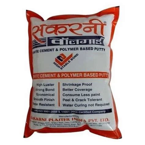 Sakarni White Cement Polymer Based Wall Guard Putty 5 Kg At Rs 900bag