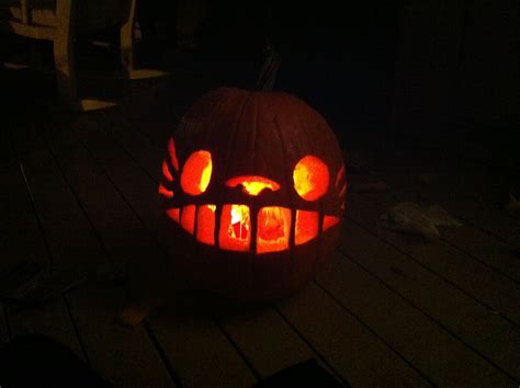 Totoro Pumpkin Pumpkin Carving Pumpkin Carving