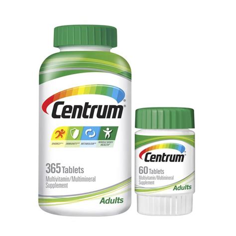 Centrum Adult Complete Multivitamin Multimineral Supplement Tablets