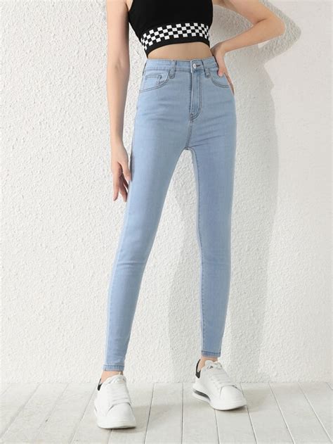 Teen Girls Skinny Jeans Shein Usa
