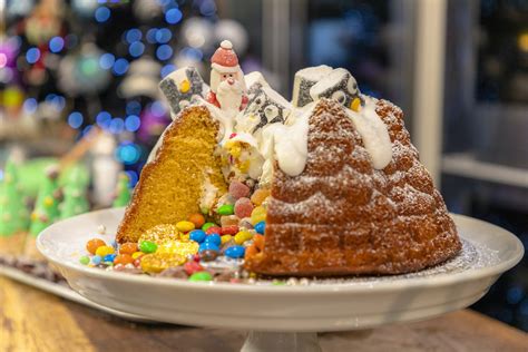 Remove lids from frosting and microwave for 10 seconds. Christmas Bundt Cake | James Martin Chef