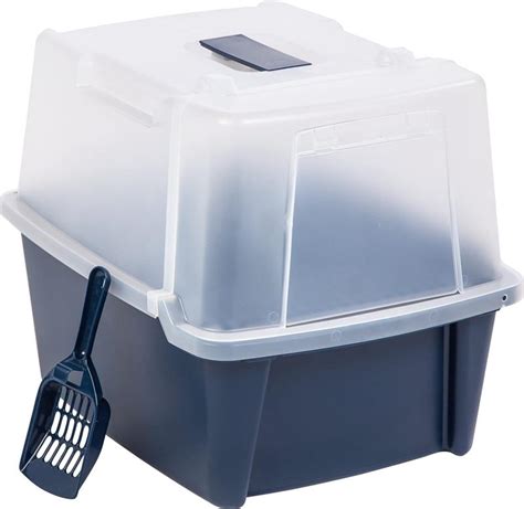 Cat Litter Box Enclosed Pan Hooded Jumbo Giant