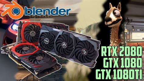 Gpu Rendering In Blender Cycles Rtx 2080 Gtx 1080 Ti Gtx 1080