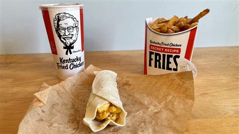 We Tried Kfcs New Mac And Cheese Chicken Wrap And It Was Surprisingly