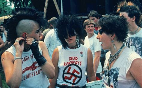 Punk Rockers At The Rock Against Reagan Concert 1983 Oldschoolcool