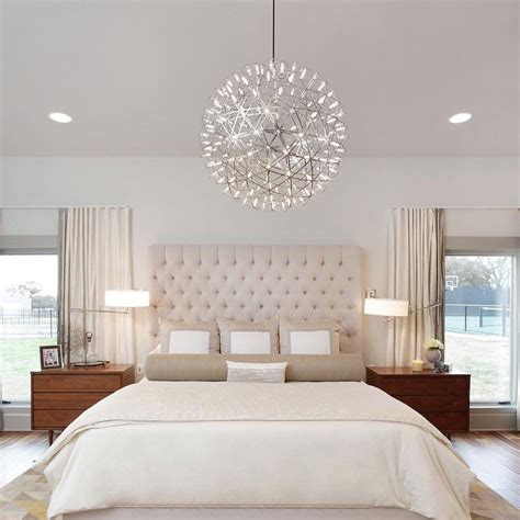 Bedroom chandelier lights run the gamut from simple modern ceiling lights to elaborate crystal chandeliers. 10 Bedroom Recessed Lighting Ideas | YLighting Ideas