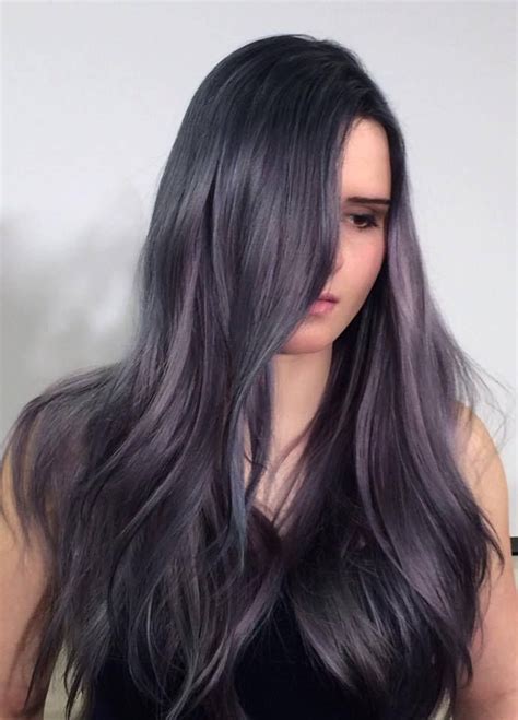 Silverpurpleblue Lavender Hues Hair Color Purple