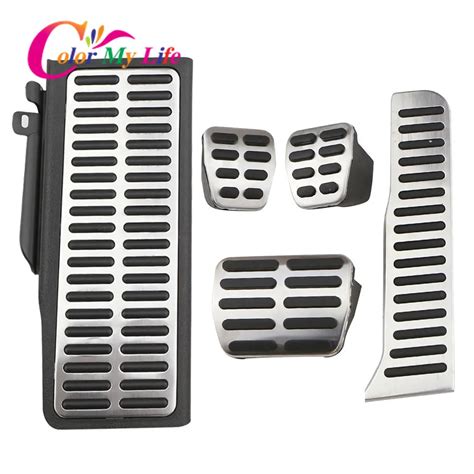 Color My Life Stainless Steel Car Pedals For Volkswagen Vw Cc Passat B6