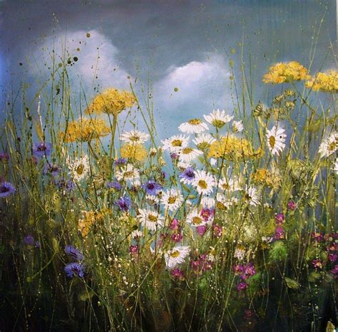 Bright Skies And Butterflies By Marie Mills Oil On Linen 100x100cm