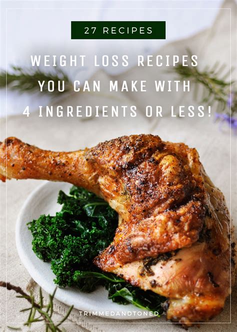 27 Healthy Weight Loss Recipes You Can Make With 4 Ingredients Or Less