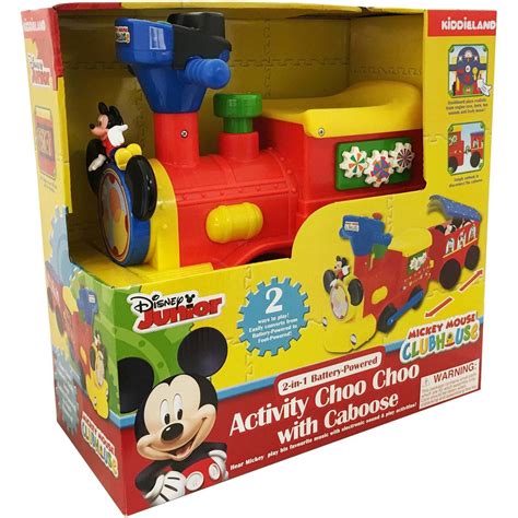 Buy Mickey Mouse Powered Train Activity Ride On At Mighty Ape Nz