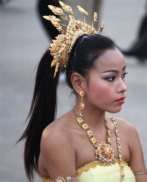 Thai Beauty Thailand People Kanchanaburi Michel Van Der Linde