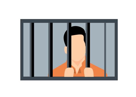 Prisoner In Jail 23809863 Png